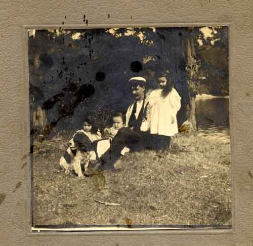 David Maxwell, with his children