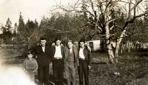 Carl Maxwell, Angus Maxwell, Fred Maxwell, William Coopsie and Stephen Maxwell