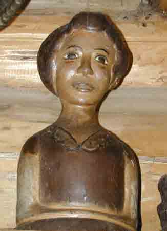 Sculpture de Sophie King &agrave; son image