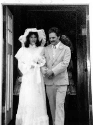 Les noces Brigden à l'Église Unie de Burgoyne Bay.