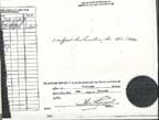 Certificat de titre de l'église de Burgoyne Bay 