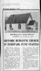 L'Église de Burgoyne Bay se délabre