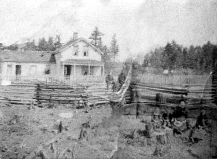 Maison Broadwell et magasin, vers 1898
