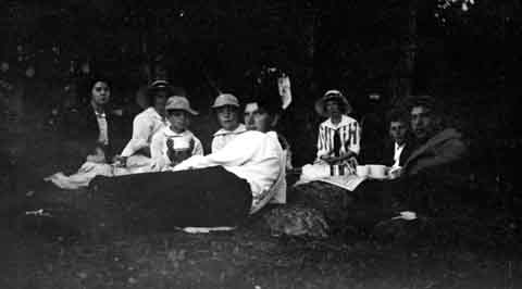 La famille Ruckle et ses amis