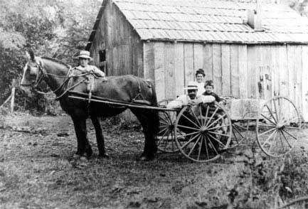 L'attelage de Mr Ruckle (vers 1910)