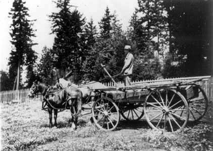 HW Scott et l'attelage Westfield (c1896