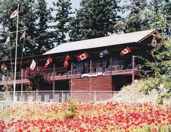 Legion building on Saltpsring Island