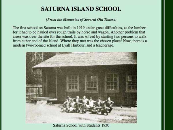 McWhirter - Gulf Islands School District History presentation image