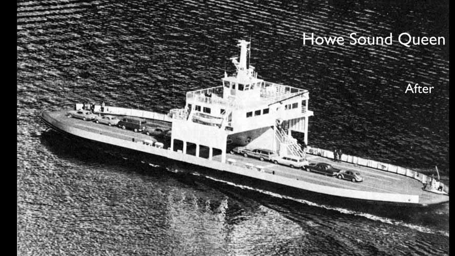 aerial image of Howe Sound Queen