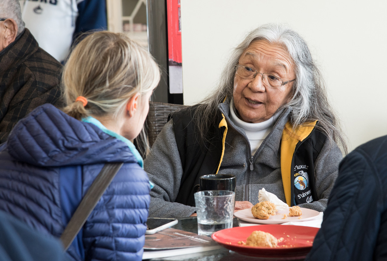 Penelakut signage visit