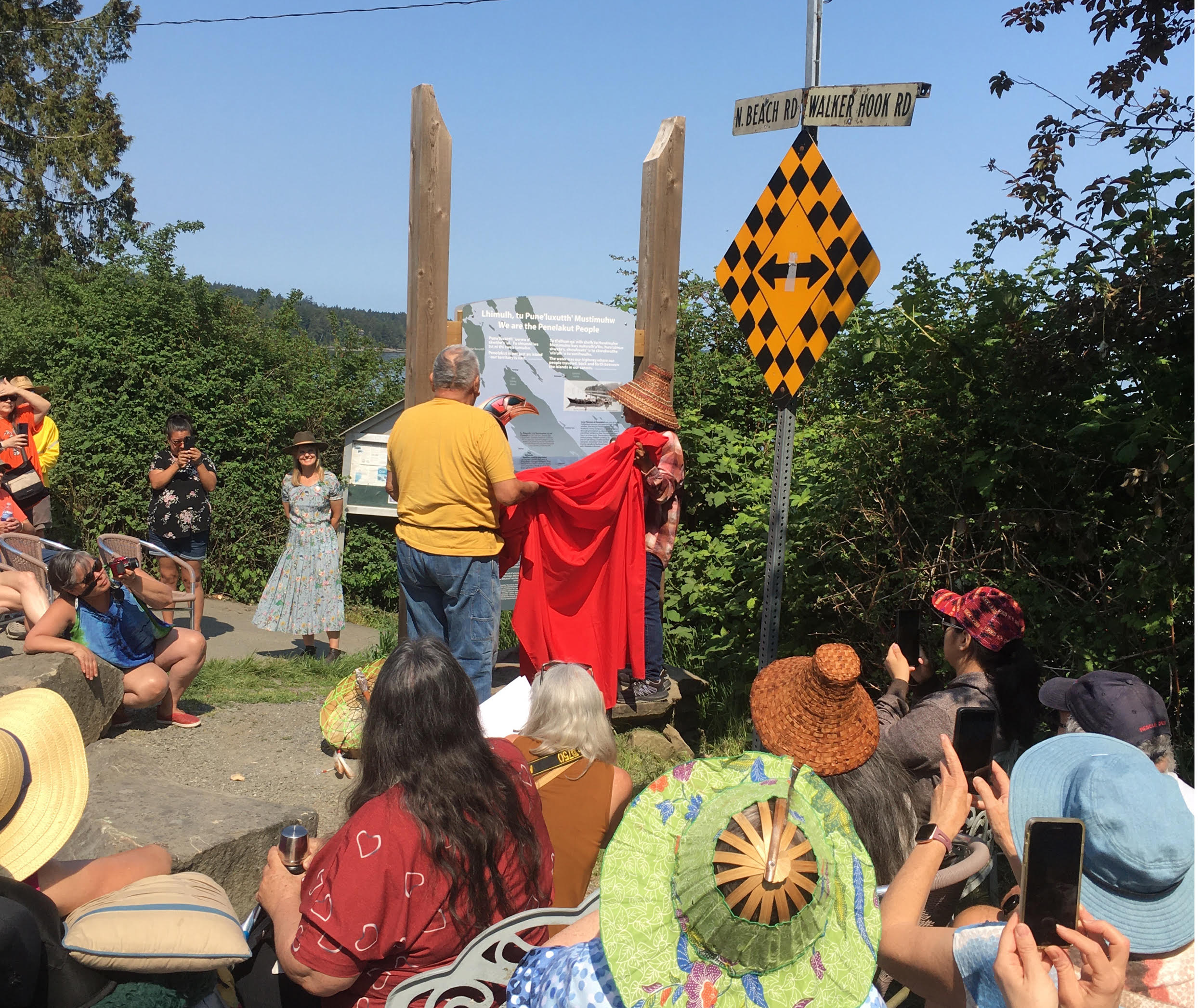 Fernwood Panel unveiling - Salt Spring Arts photo